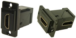 Adapter HDMI Cliff CP30753MB CP30753MB, złącze żeńskie do wbudowania, 1 szt.