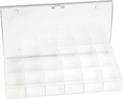 Skrzynka Hüfner Dübel 814719, Ilość przegród: 18, (D x S x W) 194 x 101 x 31 mm