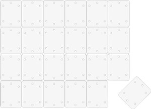 Płytka zawiasu EXTRON Modellbau  X2020 prostokątny włóknisty (D x S) 25 mm x 20 mm 24 szt.