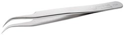 Precyzyjna pęseta - końcówki: bardzo cienkie, zakrzywione, wysokiej jakości wykończenie. OAL: 120mm - 4,72&quot, Pęseta precyzyjna Ideal Tek  7.SA.0.IT 120 mm