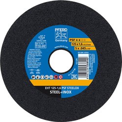 Tarcza tnąca prosta PFERD PSF STEELOX 61721121 125 mm 25 szt.
