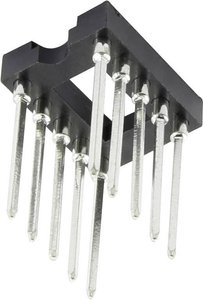 Podstawka pod układy scalone Wymiary siatki: 2.54 mm, 7.62 mm Ilość styków: 18  1 szt.