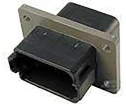 Obudowa złącza pin męskiego na kabel TE Connectivity DT04-12PB-L012, wire-to-wire, piny: 12, 1 szt.