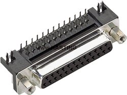 Listwa Pin męska do zabudowy D-SUB z klipsem zatrzaskowym i stykiem masy 09 68 363 5812