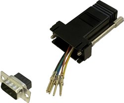 Adapter BKL Electronic 10121110 złącze męskie D-SUB 9-pin - złącze żeńskie RJ45