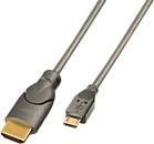 Kabel HDMI LINDY LINDY MHL an HDMI Anschlusskabel, 2m 41567, 2.00 m