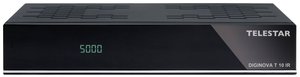 Telestar DIGINOVA T 10 IR Odbiornik kablówki HD deszyfrowanie freenet TV (3 miesiące gratis), Złącze Ethernet, Czytnik kart Ilość tunerów: 1