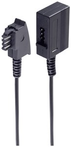 Shiverpeaks BASIC-S, wtyk TAE F na złącze TAE F, 6 m telefony przedłużacz Shiverpeaks BS70206, 1 szt.