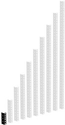 Szyna mocująca Adam Hall 61535 B 2 61535B2 2 U