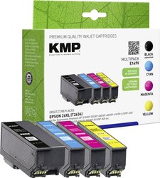 KMP Tusz Zamiennik Epson 26XL, T2621, T2632, T2633, T2634 Czarny, Cyjan, Magenta, Żółty  atrament KMP E149V 1626,4050, 1 zest.