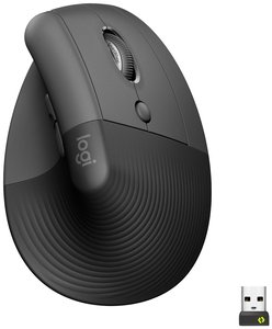 Mysz ergonomiczna Bluetooth®, radiowa Logitech Lift Vertical Ergonomic Mouse 4000 dpi