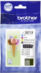 Brother atrament LC-3213 VALDR tusz oryginalny Combi-Pack Czarny, Cyjan, Magenta, Żółty LC3213VALDR