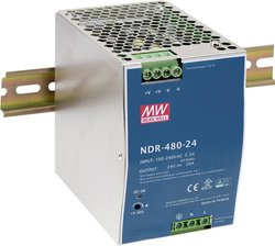 Zasilacz na szynę DIN Mean Well NDR-480-24, 480 W