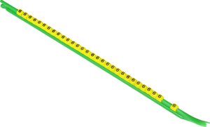 Oznacznik kablowy TE Connectivity STD01Y-4 9-1768040-6, polioksymetylen, 1 do 1.40 mm, 30 szt.