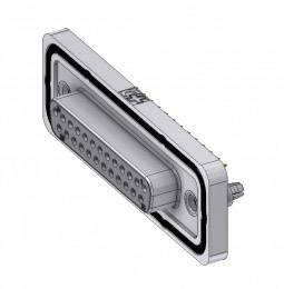 Złącze żeńskie D-Sub Deltron Connectors DTSWM25SY/2M86UN, rzędy: 2, styki: 25, 180 °, 1 szt.