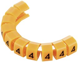 Oznacznik kablowy TRU COMPONENTS TC-MB2/4203 1593426, poliamid, 4 do 5.10 mm, 10 szt.