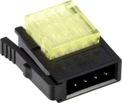 3M 37104-A124-00E MB Złącze niskonatężeniowe, PIN: 4, 32 V DC/AC, 3 A, 1 szt.