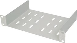 Półka na urządzenia Digitus DN-10 TRAY-1, 25,4 cm (10''), szaro-biały (ral 7035)