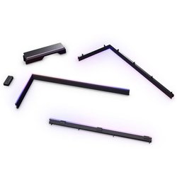 Zestaw PHANTEKS NV5 Premium DRGB + koncentrator mocy, 3x do ramy zewnętrznej, 1x osłona kabla płyty głównej - czarna Zestaw modernizacyjny do obudowy komputera Phanteks NV5 Premium DRGB Kit + Power-Hub