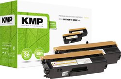 KMP Toner, 2-pak Zamiennik Brother TN-325BK, TN325BK zamiennik Czarny 4000 strony B-T38D