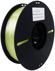 Filament do drukarek 3D TPU Renkforce RF-5771506, Średnica filamentu: 1.75 mm, 1 kg, przezroczysty żółty