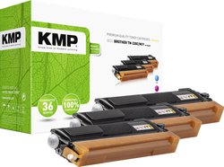 KMP Toner, zestaw Zamiennik Brother TN-230C, TN-230M, TN-230Y, TN230C, TN230M, TN230Y zamiennik Cyjan, Magenta, Żółty 1400 strony B-T32 CMY