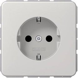 Jung CD1520LG Gniazdo uziemienia 16A 250V szare Gniazdo z uziemieniem Jung CD1520LG szary