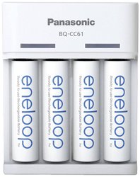Ładowarka do akumulatorów Panasonic BQ-CC61 + eneloop AA NiMH