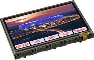 Wyświetlacz LCD DISPLAY VISIONS EAEDIPTFT43-ATP    (S x W x G) 106.8 x 71 x 11.9 mm