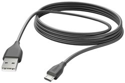 Kabel do ładowania USB Hama, USB 2.0, Złącze męskie USB-A, Złącze męskie USB Micro-B, 3.00 m