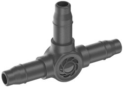 Trójnik Micro-Drip-System 4,6 mm (3/16&quot,) - Zawartość: 10 sztuk Trójnik T GARDENA 13211-20 10 szt.