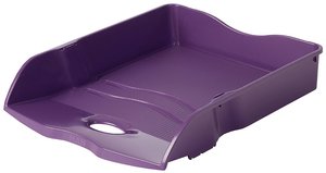 Półka na listy HAN Re-LOOP, DIN A4/C4, 100% materiał z recyklingu, sztaplowana, fioletowa Tacka na listy HAN Re-LOOP DIN A4, DIN C4 liliowy 1 szt.