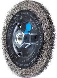 PFERD Szczotka okrągła rozplątana RBU Ø 125 x 12 mm Drut ze stali nierdzewnej M14 Ø 0,30 do szlifierki kątowej 43502302 1 szt.