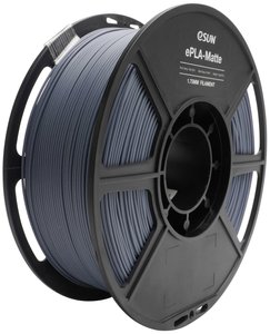 ESUN ePLA-Matte Grey  Filament do drukarek 3D PLA matowy  1.75 mm 1 kg szary (matowy)