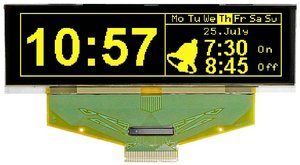 Wyświetlacz OLED DISPLAY VISIONS EAW256064-XALG    (S x W x G) 88 x 27.8 x 2.05 mm