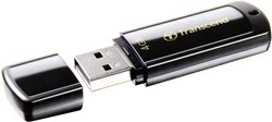 Pendrive USB 2.0 Transcend JetFlash 350, 4 GB, czarny, otwierany