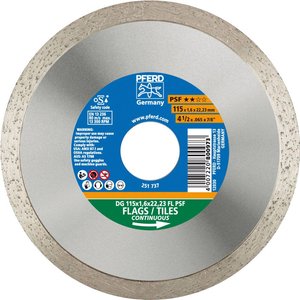 PFERD 68000011 Dg Fl Psf Tarcza tnąca diamentowa Średnica 115 mm Średnica otworu 22.23 mm  1 szt.