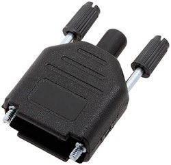 Obudowa złącza D-SUB TRU COMPONENTS TCDPPK09BKRGK TCDPPK09BKRGK, poliamid, 180 °, 1 szt.