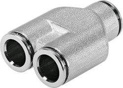 Złącze FESTO NPQH-Y-Q8-E-P10  Gwint zewnętrzny: 8 mm     1 szt.