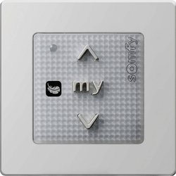 Smoove Origin RS100 io Pure Shine z ramką Przełącznik ścienny Somfy 1811717 1 szt.