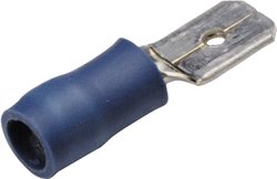 Wtyczka płaska Cimco 180286 Szerokość pokrycia: 2.8 mm Grubość pokrycia: 0.8 mm 180 ° Izolowane częściowo czerwony 1 szt.