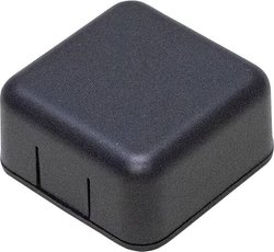 Obudowa uniwersalna Hammond Electronics 1551SNAP1BK, (D x S x W) 20 x 40 x 40 mm, ABS, 1 szt.