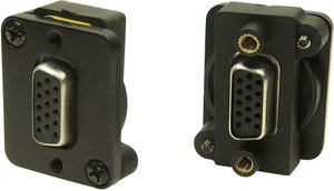 Adapter D-Sub Cliff CP30229BM złącze żeńskie VGA - złącze żeńskie VGA