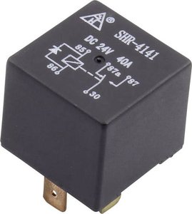 Przekaźnik samochodowy SHR-4141 SHR-24VDC-F-C 5pin, 40 A