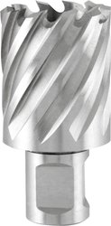 Wiertło koronowe HSS co 5 z trzonkiem Weldon (3/4''). Ø 19 mm Koronka otwornica RUKO 108219E 1 szt.