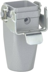 Obudowa gniazda swobodna, proste wejście kablowe, metalowa, 1 klamra, seria H-A 3 Obudowa złącza przemysłowego M20 EPIC® H-A 3 LAPP 19512900 1 szt.
