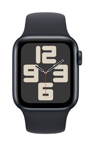 Apple Watch SE GPS 40 mm Aluminiowa obudowa Midnight z paskiem sportowym Midnight – S/M Apple Watch SE (2023) GPS 40 mm Obudowa aluminiowa Opaska sportowa Północ S/M