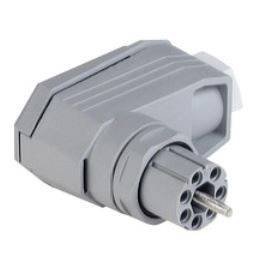 Złącze napięciowe do serii NR Hirschmann N6R FF R, 6 + PE, O = 7 - 9 mm, 5 A, 60 V, sza