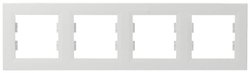 Schneider Electric, rama 4-krotna pozioma, biała, Asfora, EPH5800421D Schneider Electric Ramka Asfora biały (RAL 9003) EPH5800421D