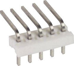 Listwa kołkowa, męska, standardowa TE Connectivity MTA-100 640453-8, wire-to-wire, piny: 8, 5 A, 1 szt.